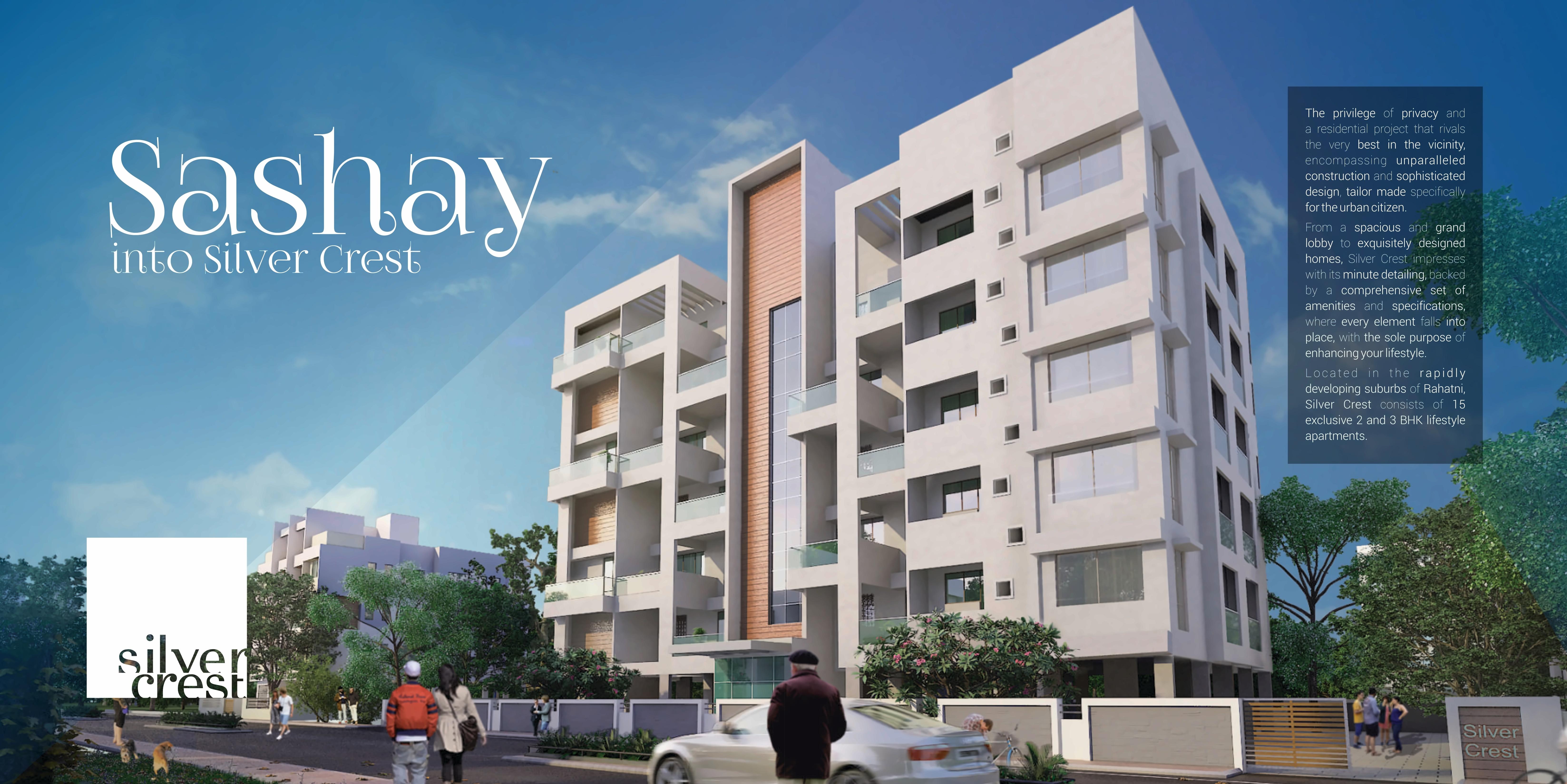 3D Elevation of real estate project Silver Crest located at Pimpri-chinchawad-m-corp, Pune, Maharashtra