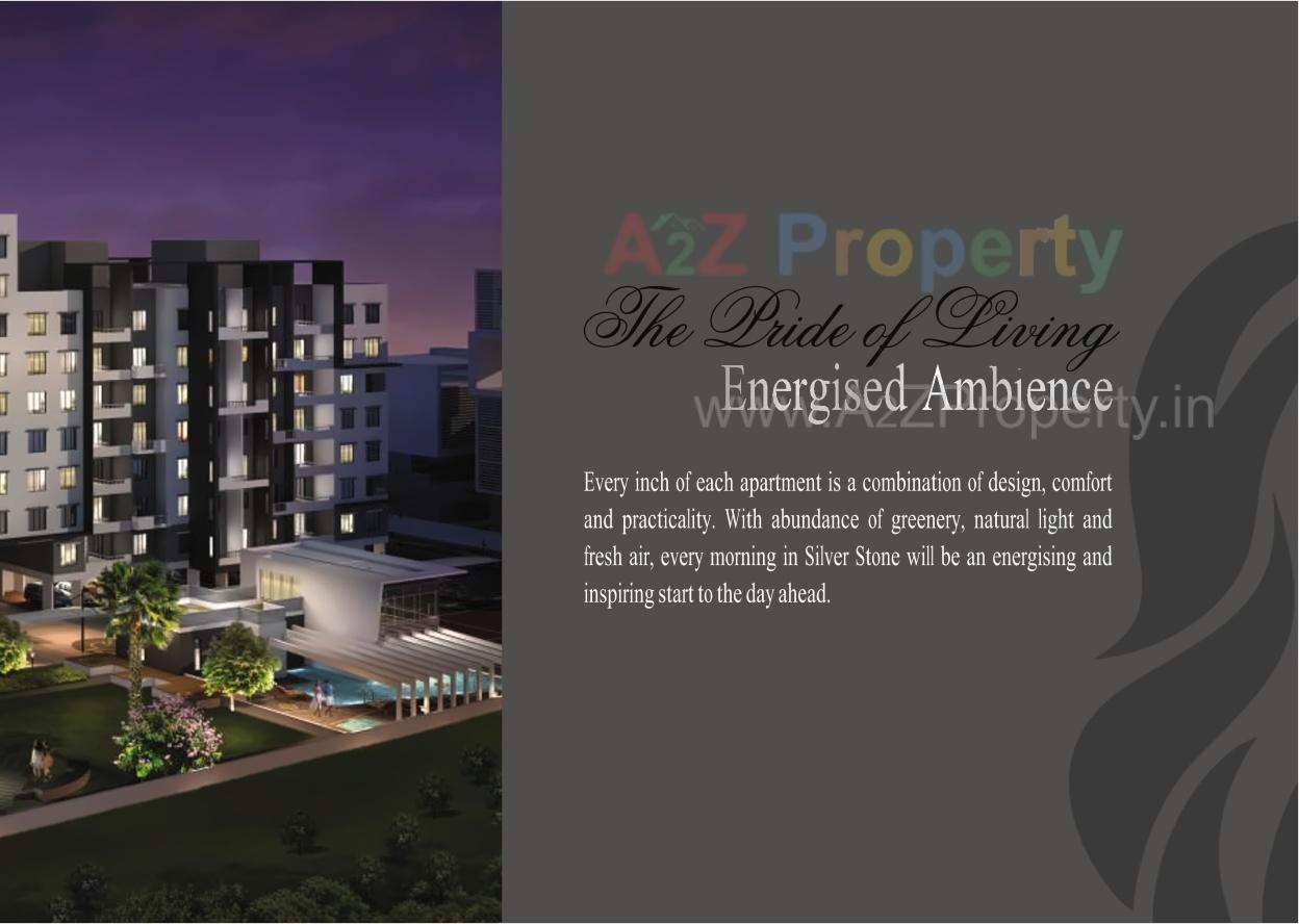 3D Elevation of real estate project Silver Stone located at Ouatade-handewadi, Pune, Maharashtra