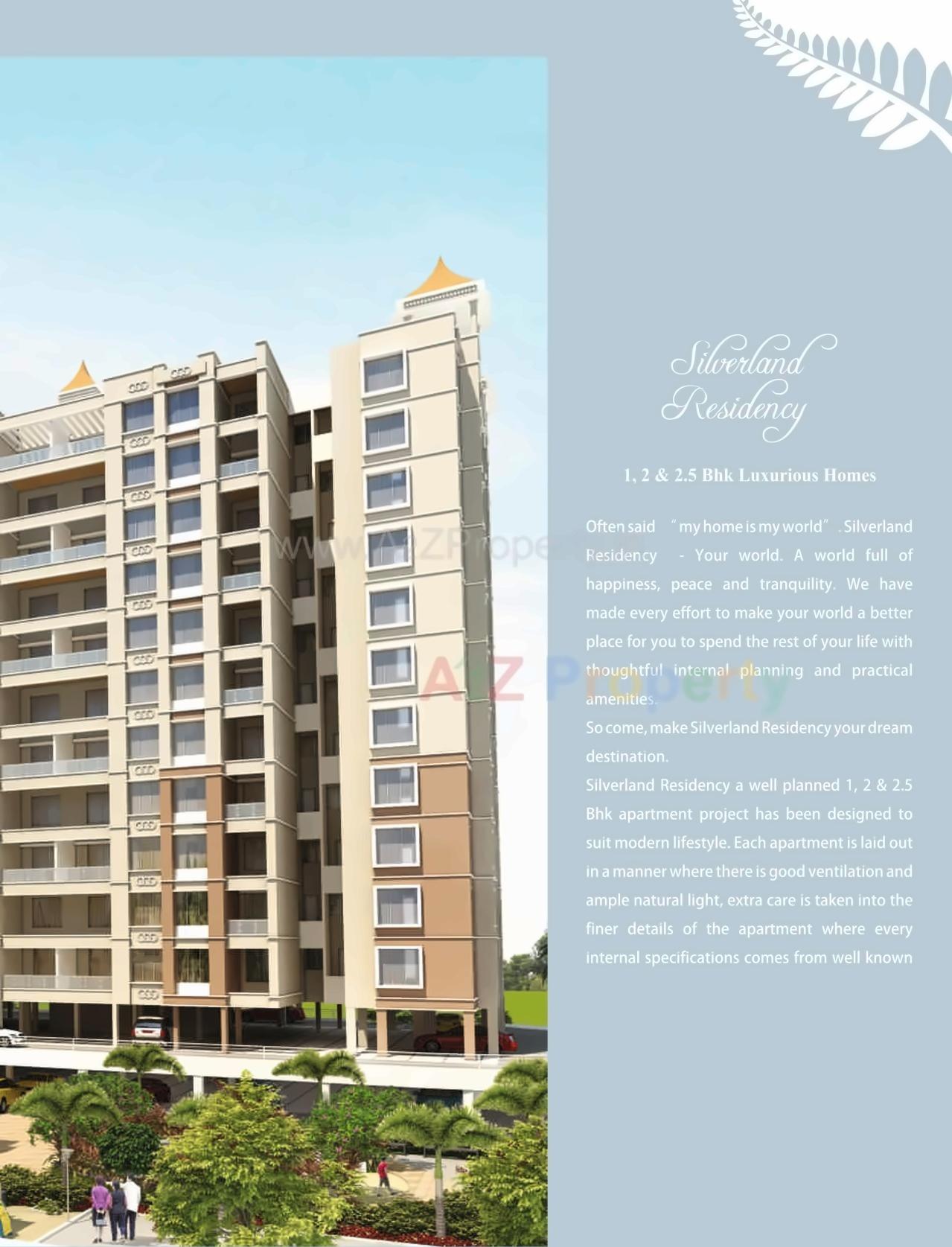 3D Elevation of real estate project Silverland Residency located at Pimpri-chinchawad-m-corp, Pune, Maharashtra