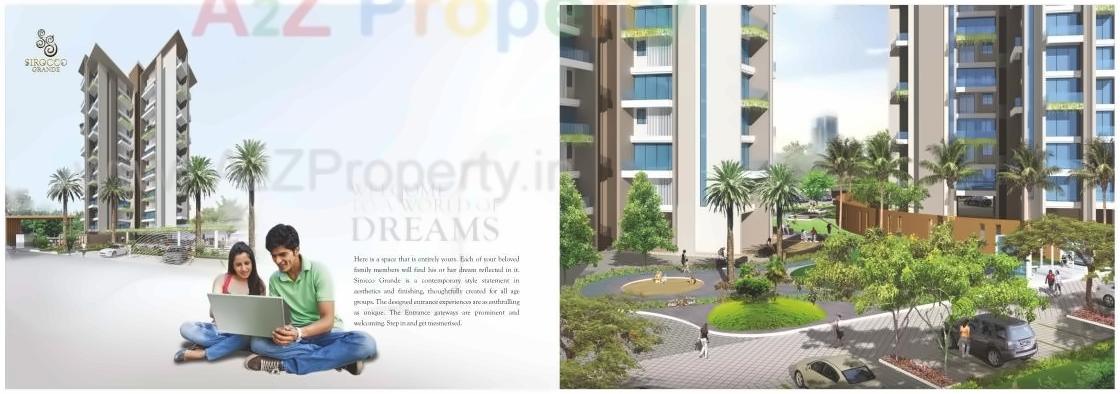 3D Elevation of real estate project Sirocco Grande located at Punawale, Pune, Maharashtra