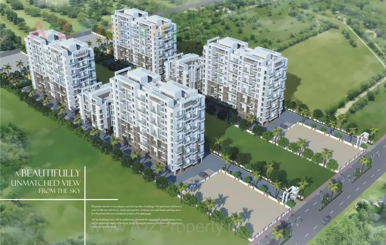 3D Elevation of real estate project Sky Point located at Mundhawa, Pune, Maharashtra