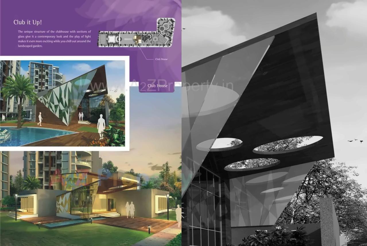 3D Elevation of real estate project Skylights located at Wagholi, Pune, Maharashtra