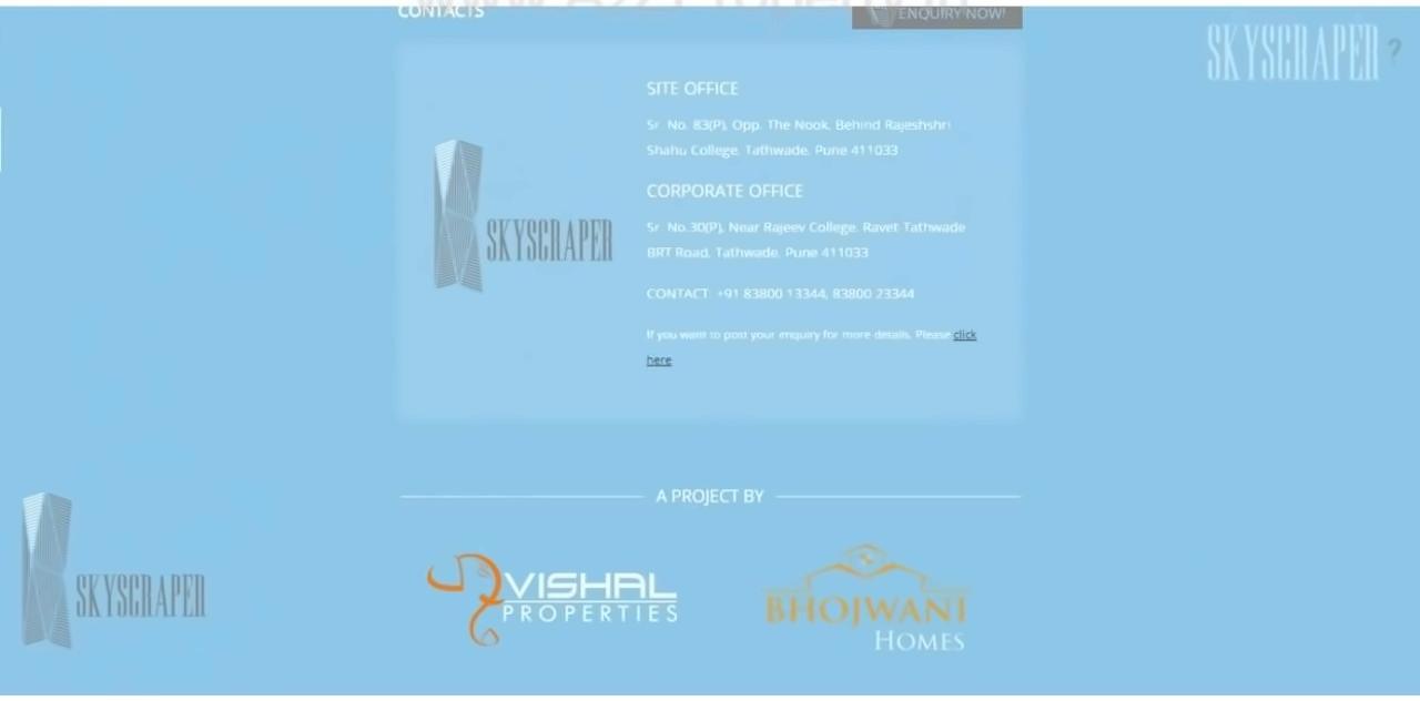  of real estate project Skyscraper located at Tathwade, Pune, Maharashtra