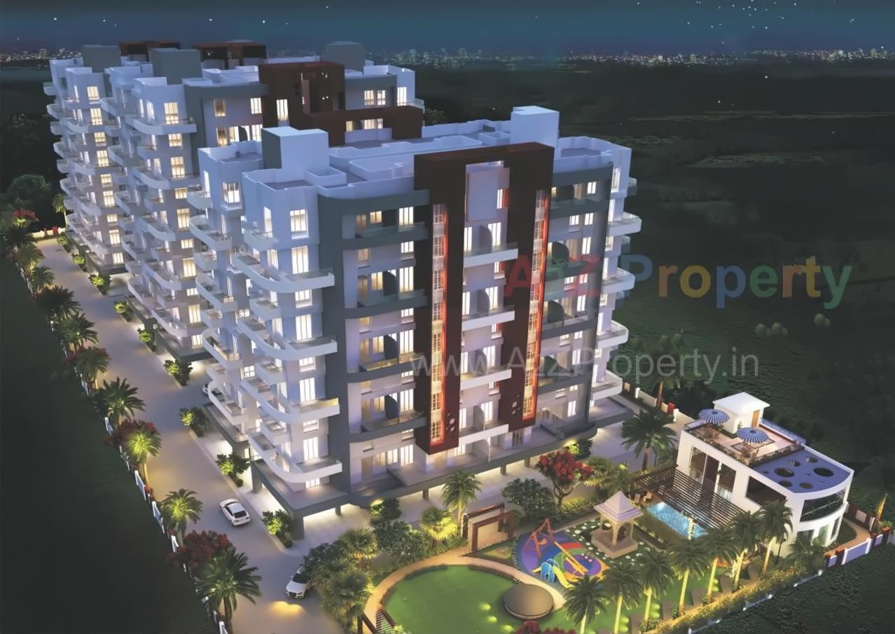 3D Elevation of real estate project Skyways Sereno located at Lohgaon, Pune, Maharashtra