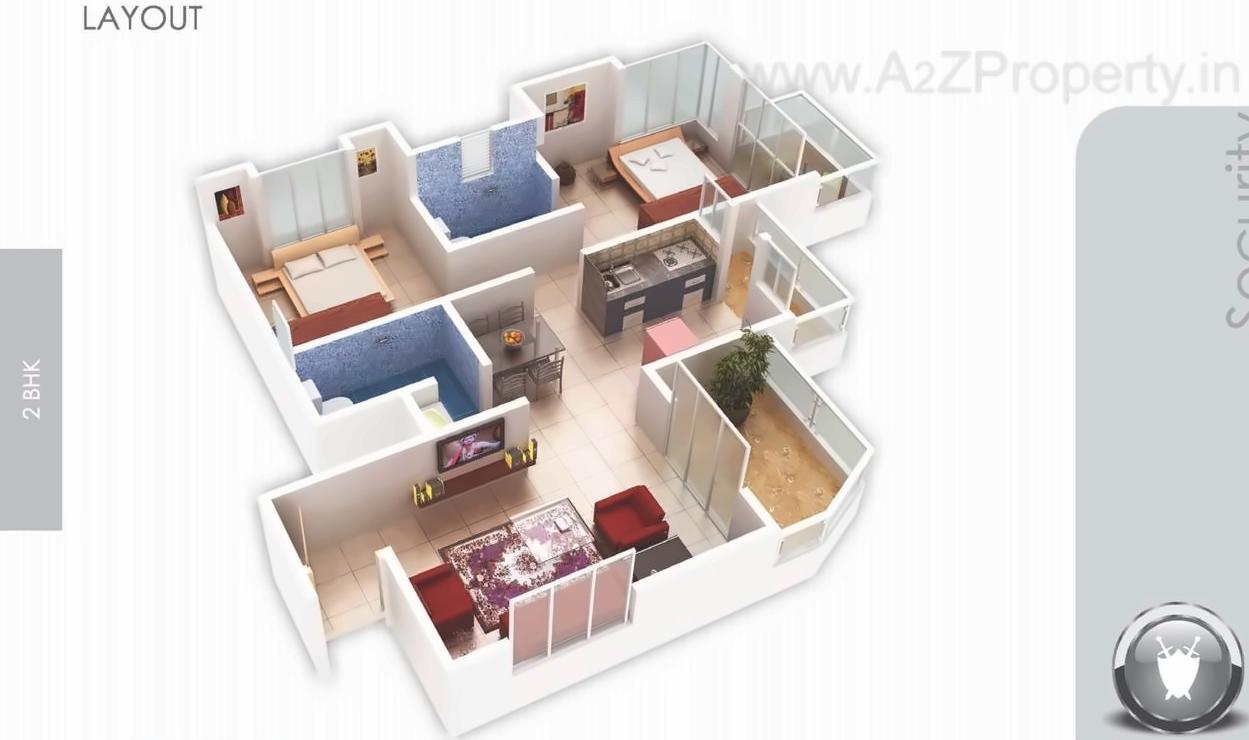 Layout of real estate project Sneha Paradise located at Warje, Pune, Maharashtra