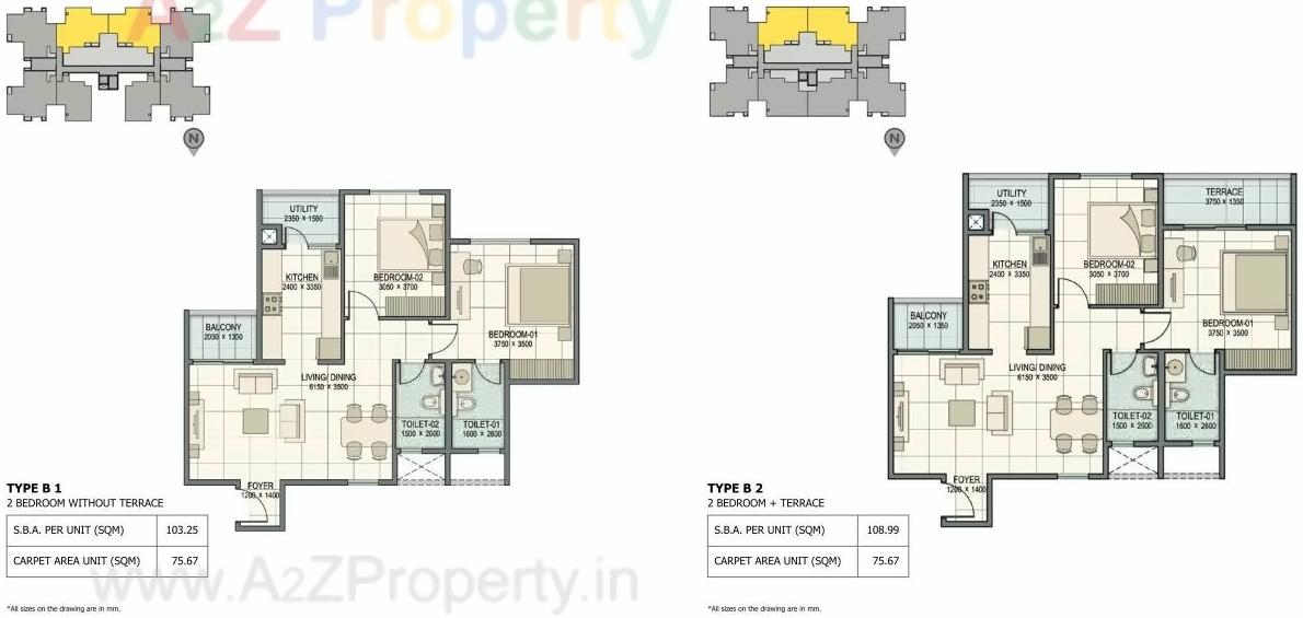 Layout of real estate project Sobha Orion Block 0 located at Kondhwa-bk, Pune, Maharashtra