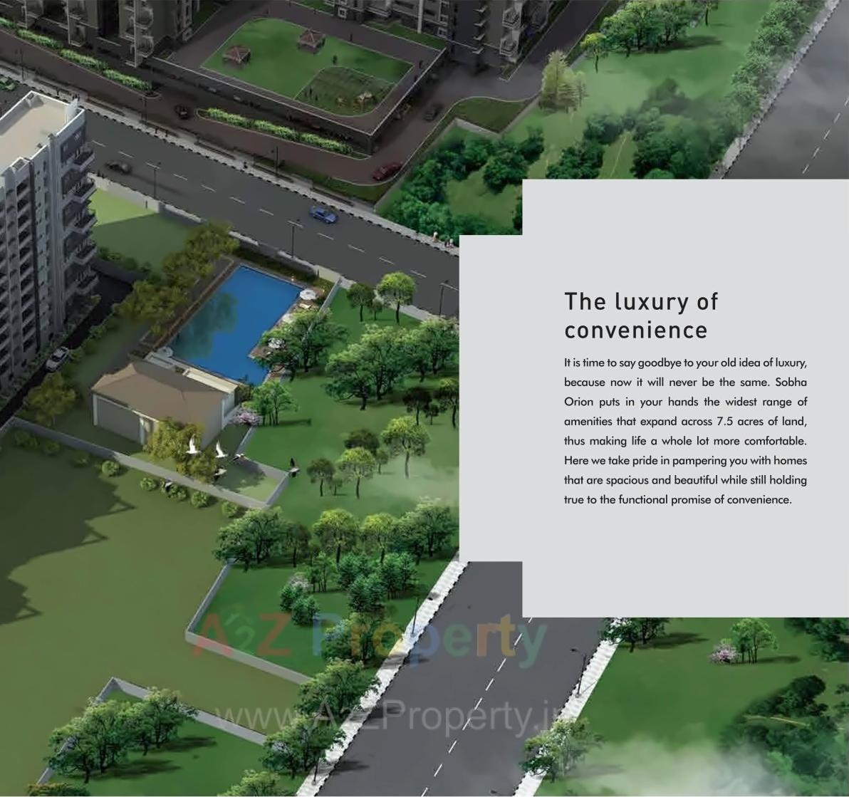 3D Elevation of real estate project Sobha Orion Block 0 located at Kondhwa-bk, Pune, Maharashtra