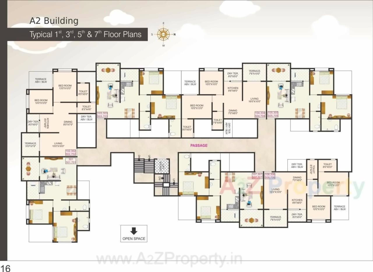 Layout of real estate project Sonigara Excluzee located at Hinjavadi-ct, Pune, Maharashtra