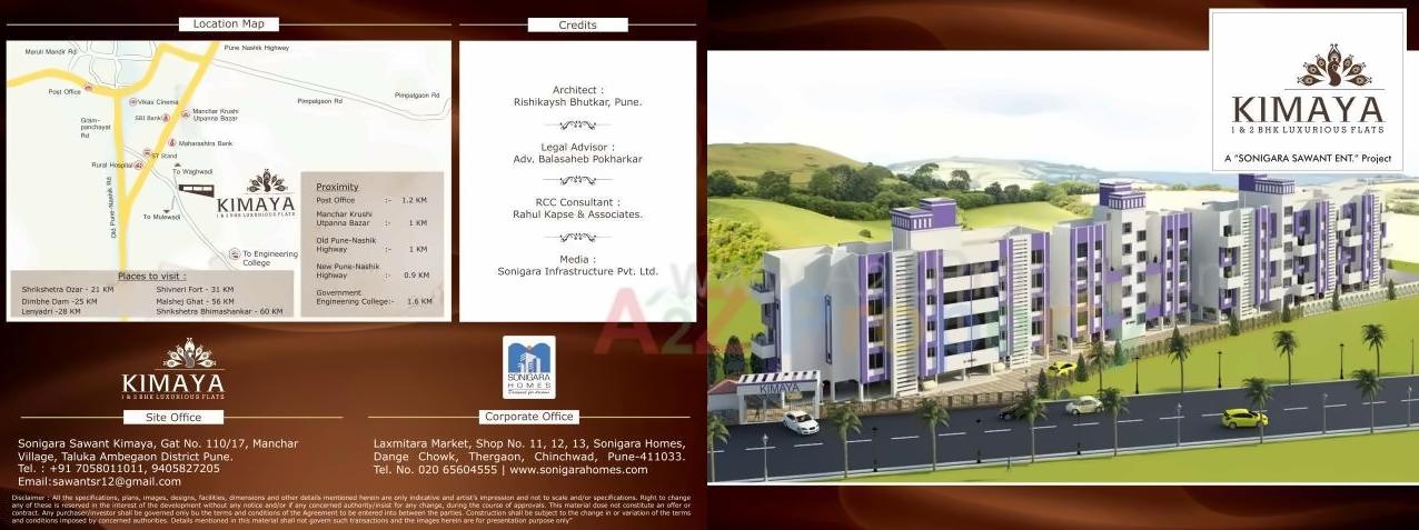  of real estate project Sonigara Kimaya located at Manchar-ct, Pune, Maharashtra