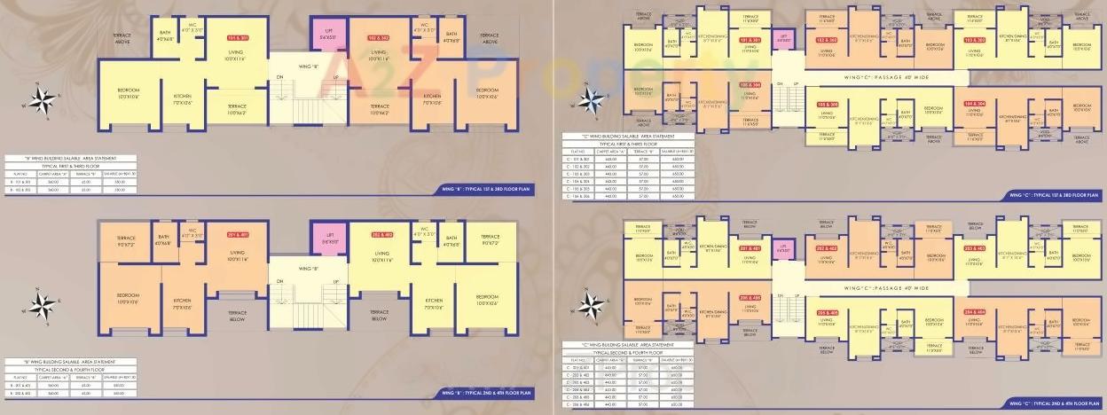 Layout of real estate project Sonigara Kimaya located at Manchar-ct, Pune, Maharashtra