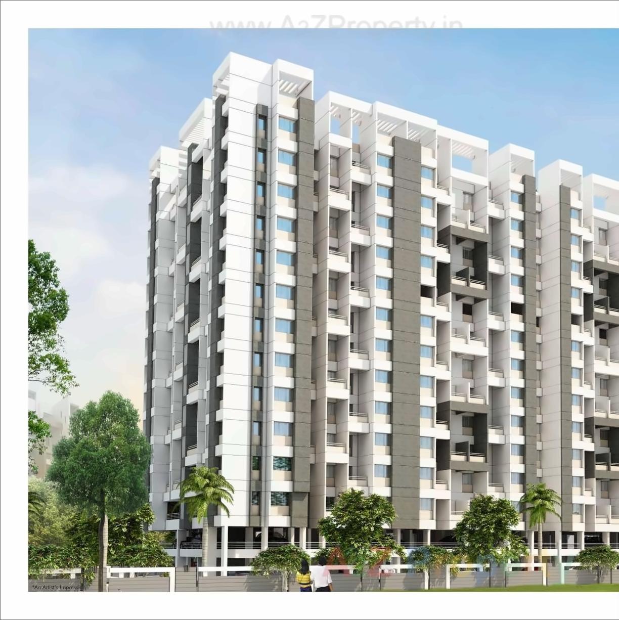 3D Elevation of real estate project Sonigara Neelangan located at Pimpri-chinchawad-m-corp, Pune, Maharashtra