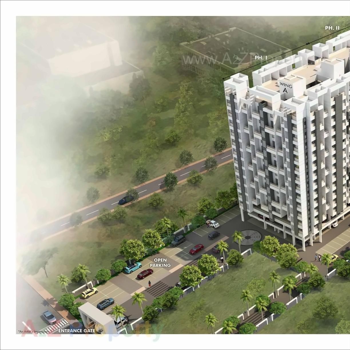 3D Elevation of real estate project Sonigara Neelangan located at Pimpri-chinchawad-m-corp, Pune, Maharashtra