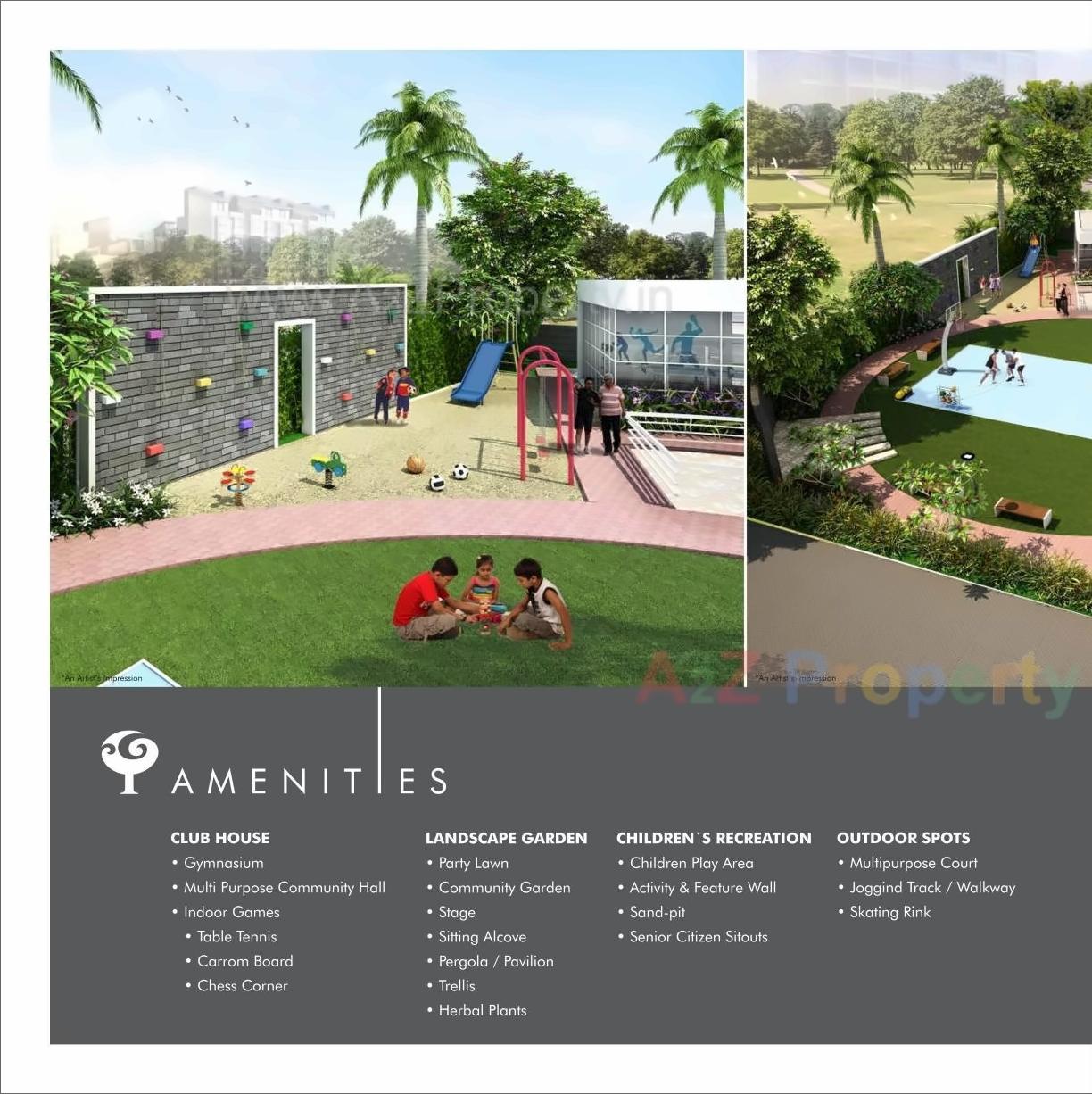 3D Elevation of real estate project Sonigara Neelangan located at Pimpri-chinchawad-m-corp, Pune, Maharashtra