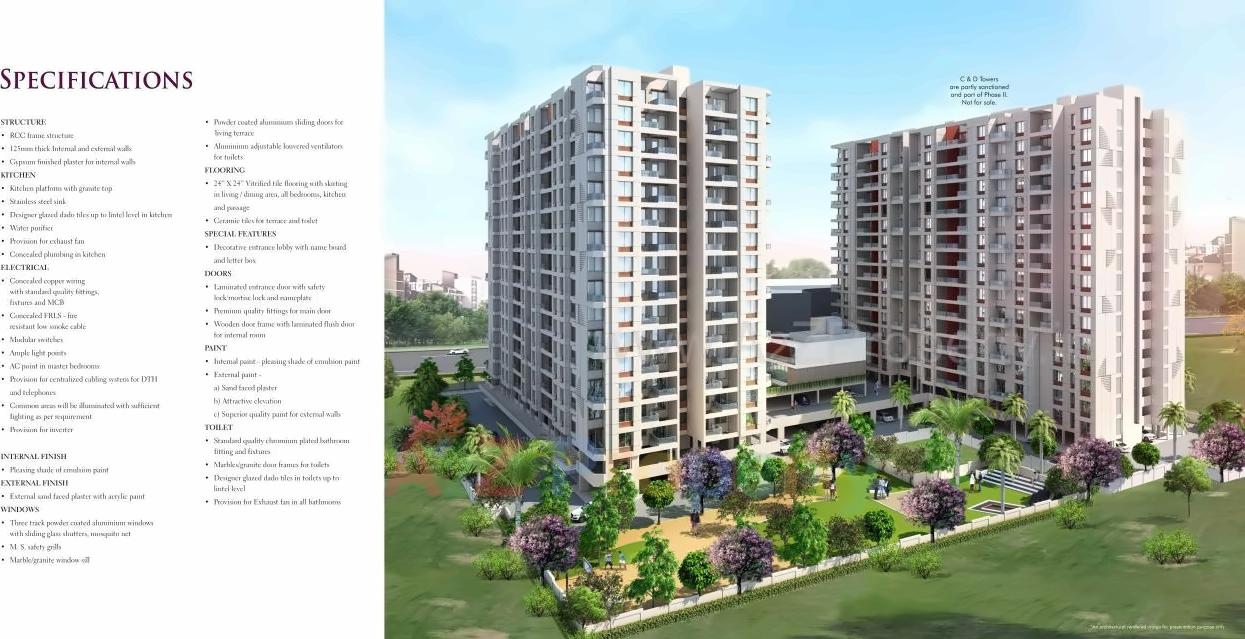 3D Elevation of real estate project Sonigara Presidency located at Pimpri-chinchawad-m-corp, Pune, Maharashtra
