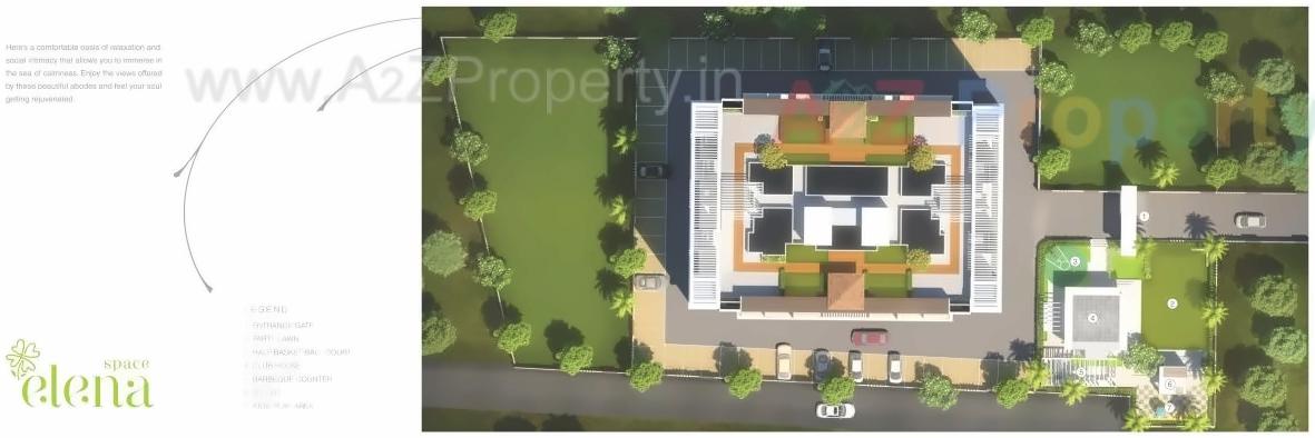 Layout of real estate project Space Elena located at Bavadhan-bk, Pune, Maharashtra
