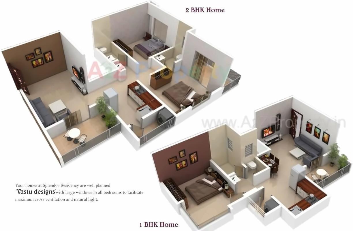 Layout of real estate project Splendor Residency located at Ambegaon-bk, Pune, Maharashtra