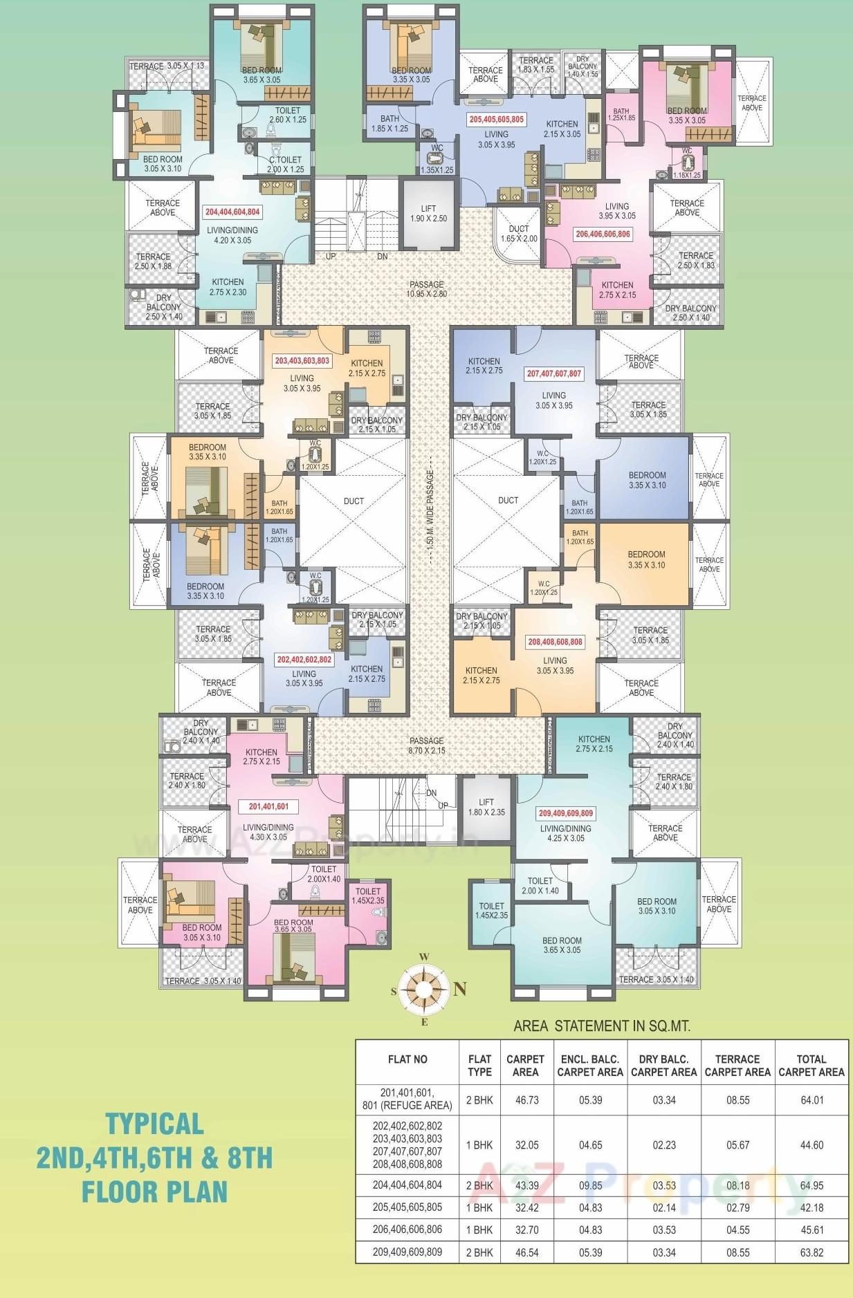 Layout of real estate project Srinivasa located at Ambadvet, Pune, Maharashtra