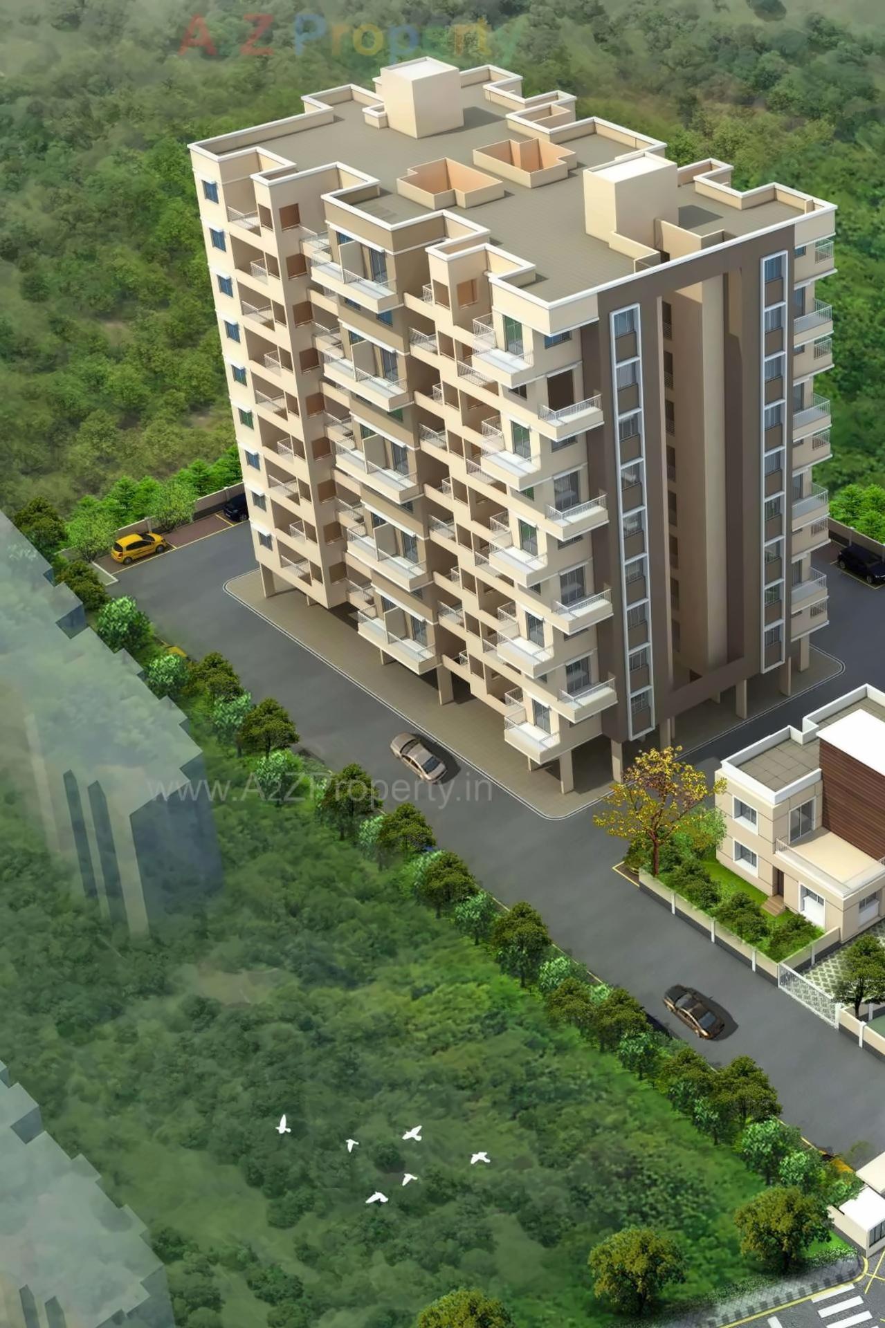 3D Elevation of real estate project Srinivasa located at Ambadvet, Pune, Maharashtra
