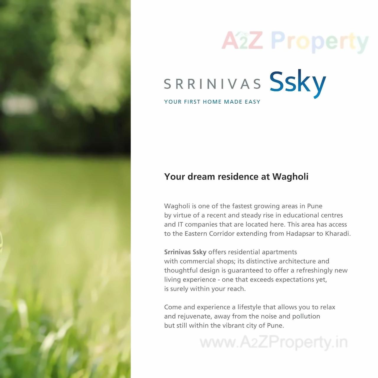  of real estate project Srrinivas Ssky located at Vimannagar, Pune, Maharashtra