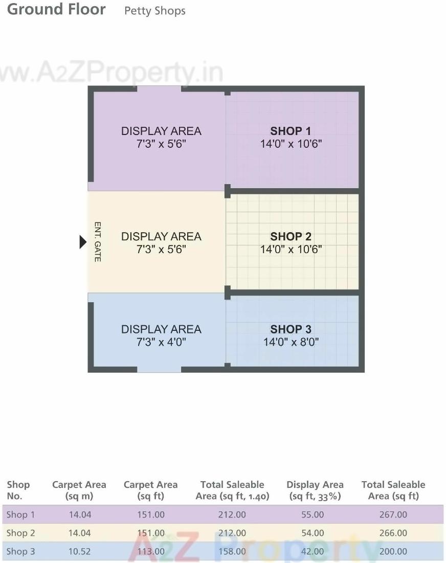 Layout of real estate project Srrinivas Ssky located at Vimannagar, Pune, Maharashtra