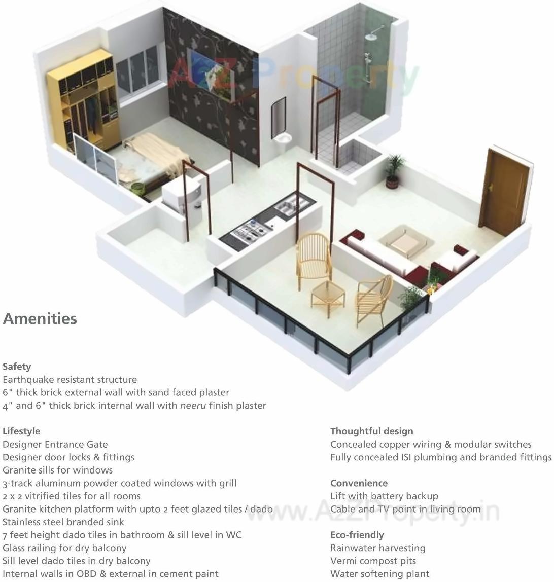  of real estate project Srrinivas Ssky located at Vimannagar, Pune, Maharashtra