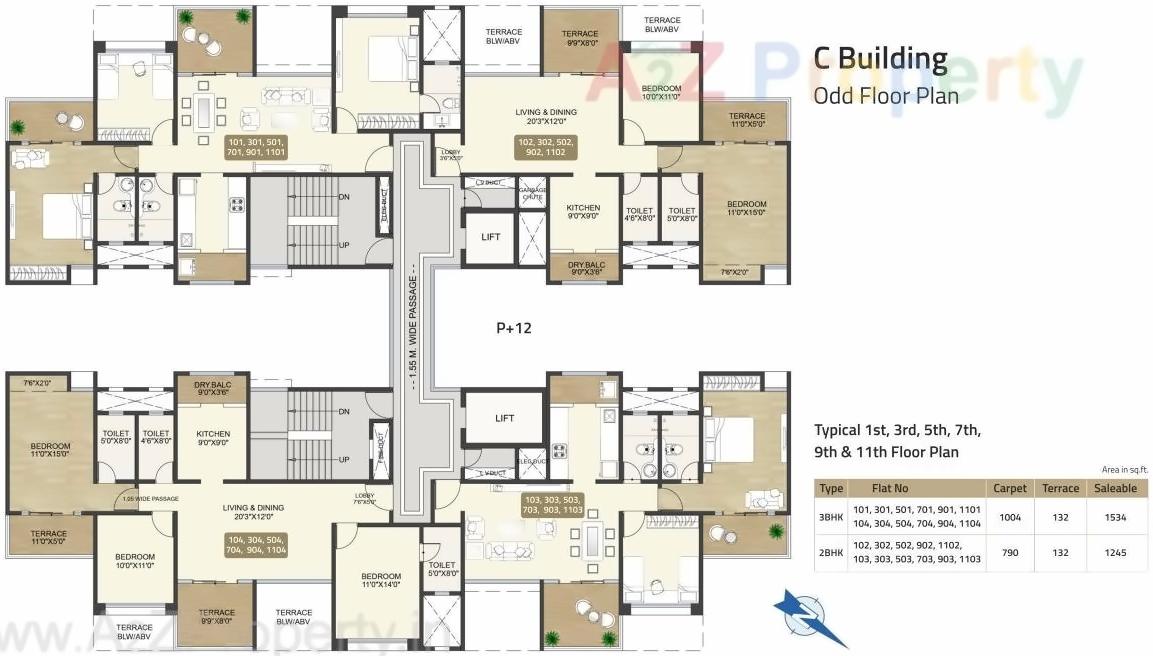 Layout of real estate project Stargaze located at Bavadhan-bk, Pune, Maharashtra