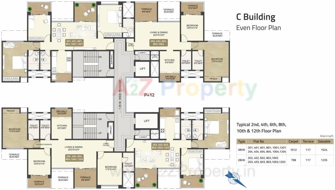 Layout of real estate project Stargaze located at Bavadhan-bk, Pune, Maharashtra