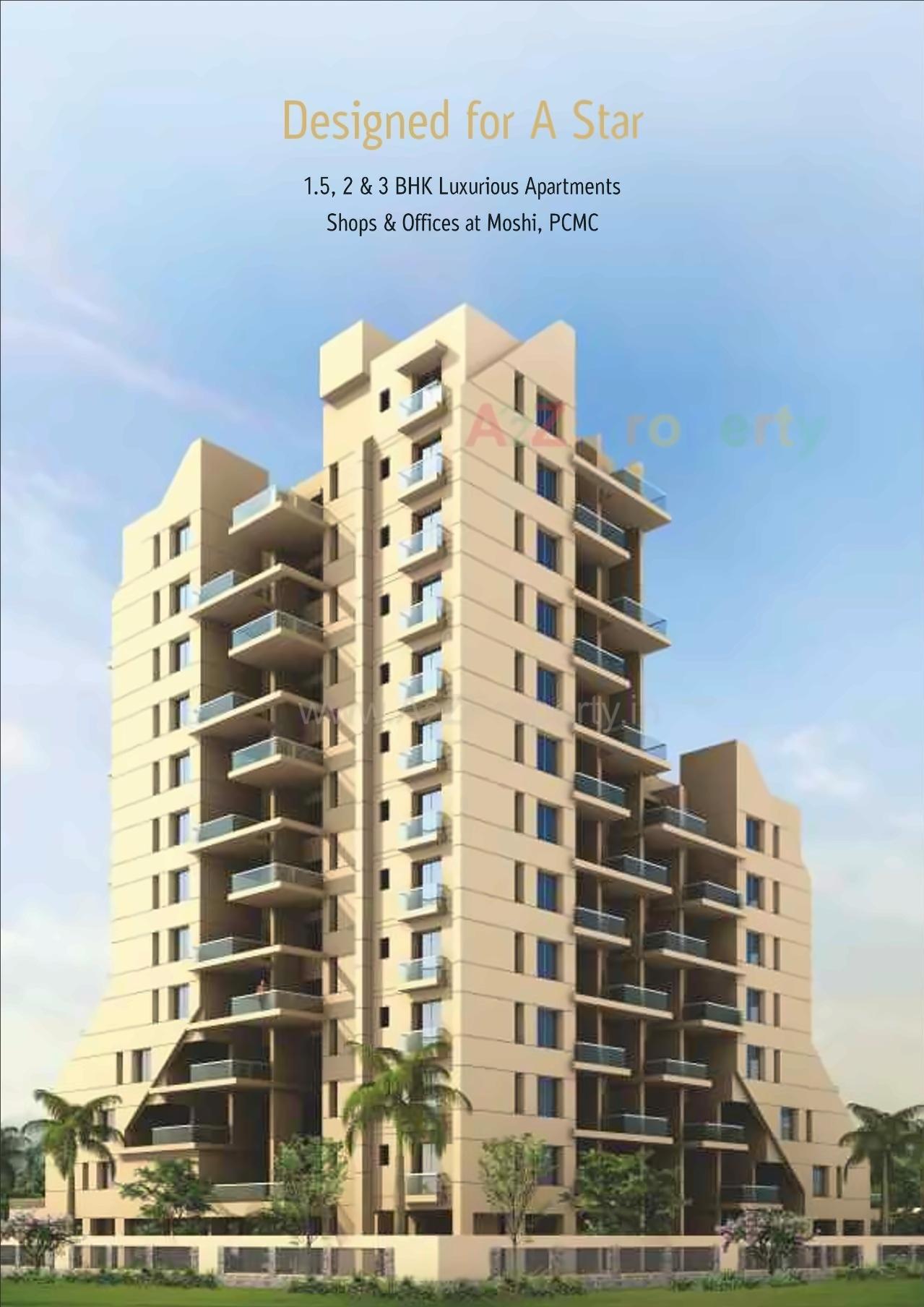 3D Elevation of real estate project Starvie located at Pimpri-chinchawad-m-corp, Pune, Maharashtra