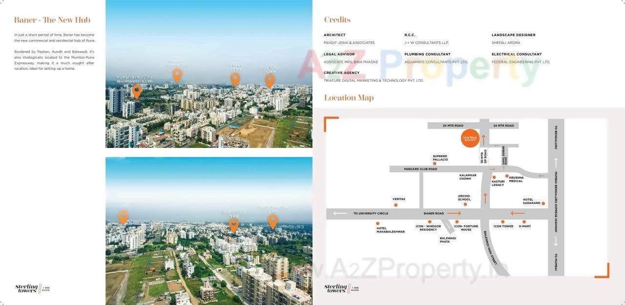  of real estate project Sterling Towers located at Baner, Pune, Maharashtra