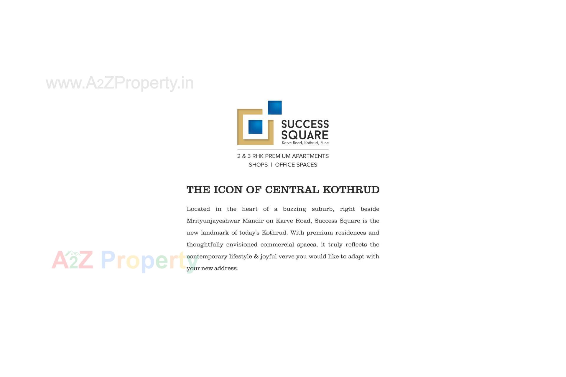  of real estate project Success Square located at Pune-m-corp, Pune, Maharashtra