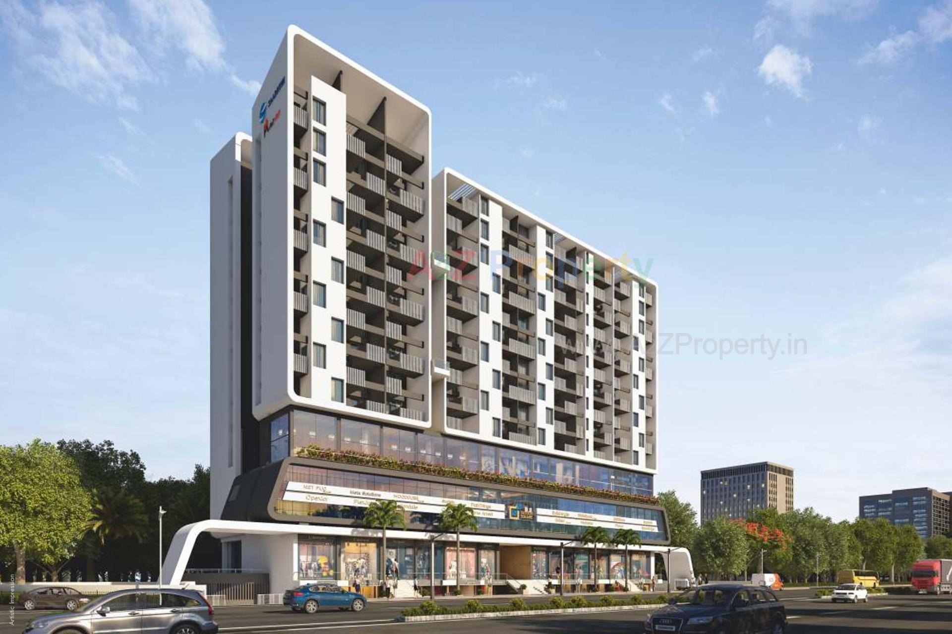 3D Elevation of real estate project Success Square located at Pune-m-corp, Pune, Maharashtra