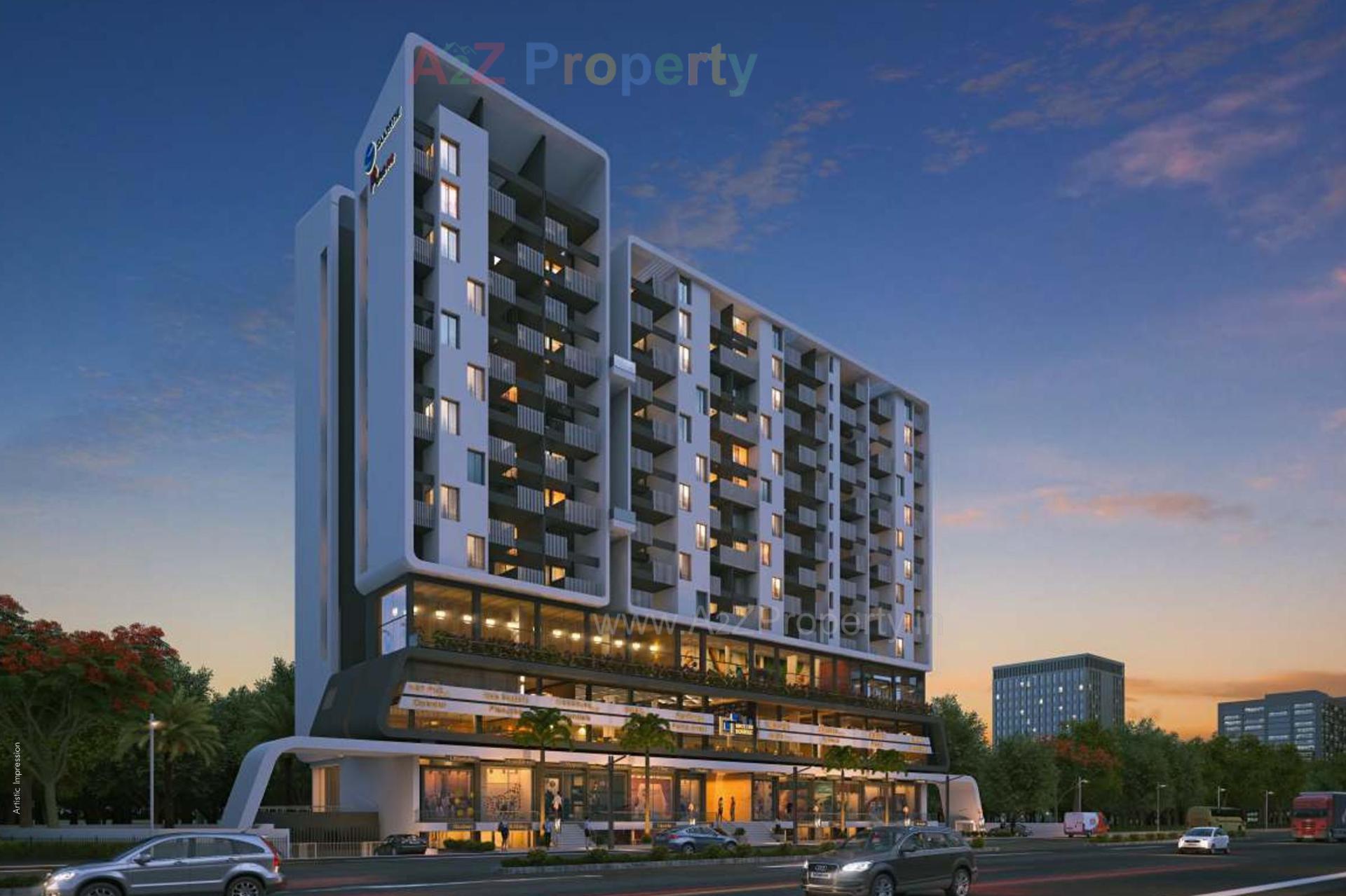 3D Elevation of real estate project Success Square located at Pune-m-corp, Pune, Maharashtra