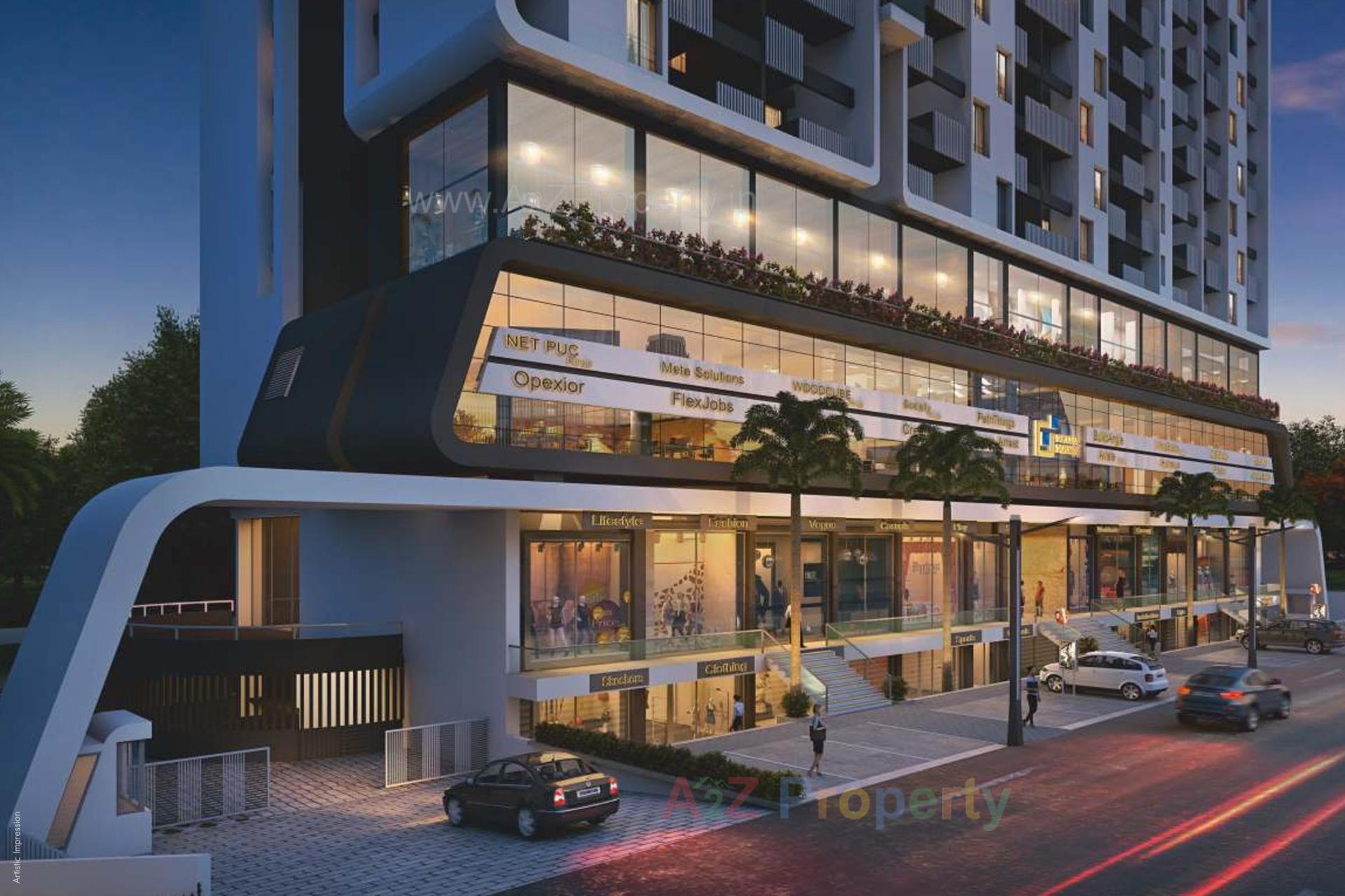 3D Elevation of real estate project Success Square located at Pune-m-corp, Pune, Maharashtra