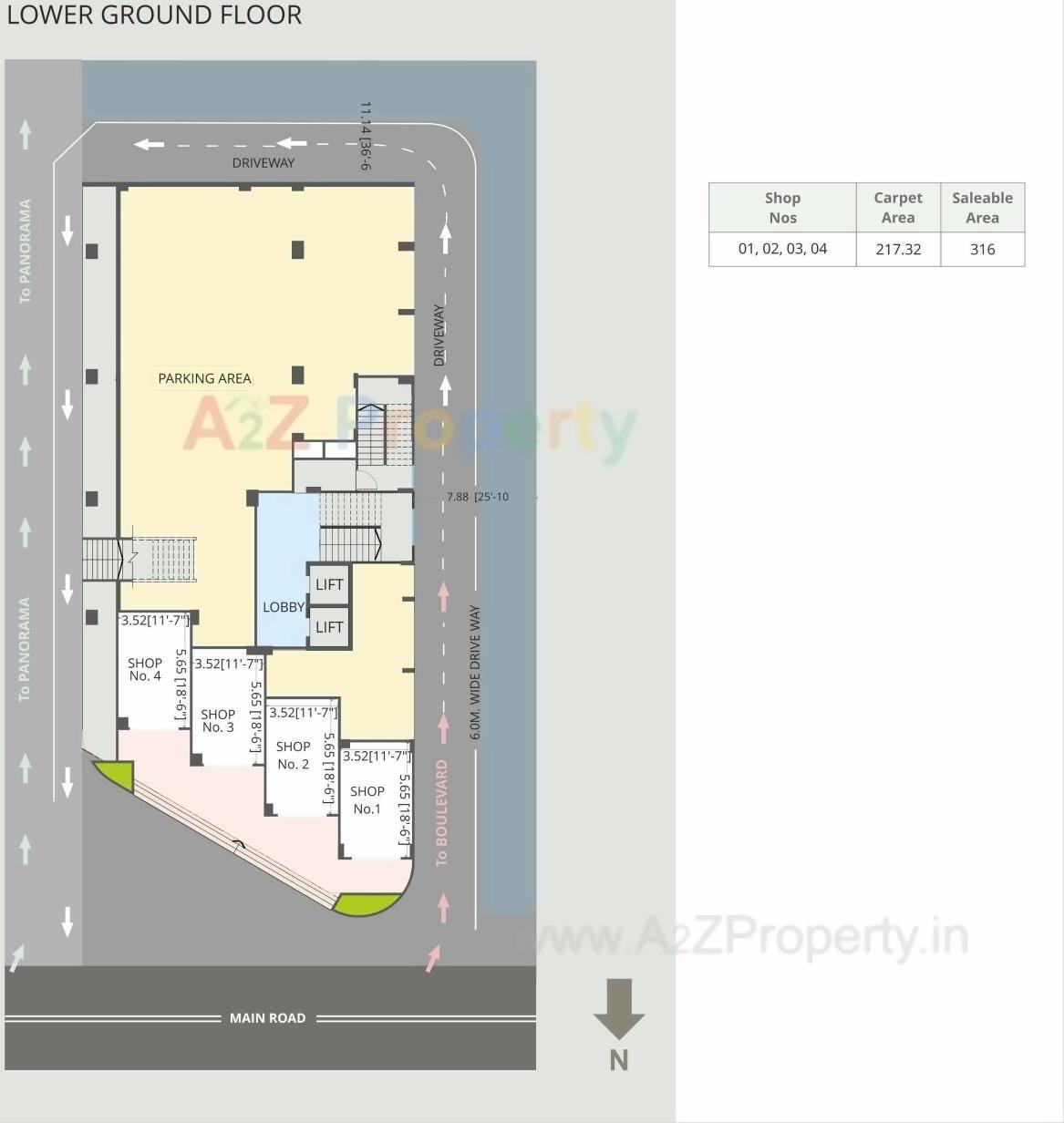 Layout of real estate project Sukhwani Boulevard Commerz located at Sus, Pune, Maharashtra