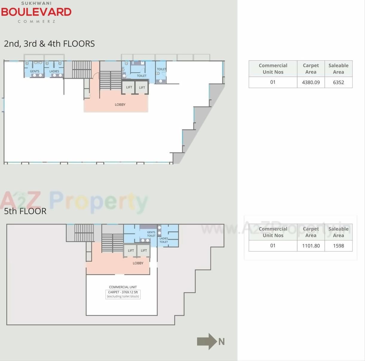 Layout of real estate project Sukhwani Boulevard Commerz located at Sus, Pune, Maharashtra