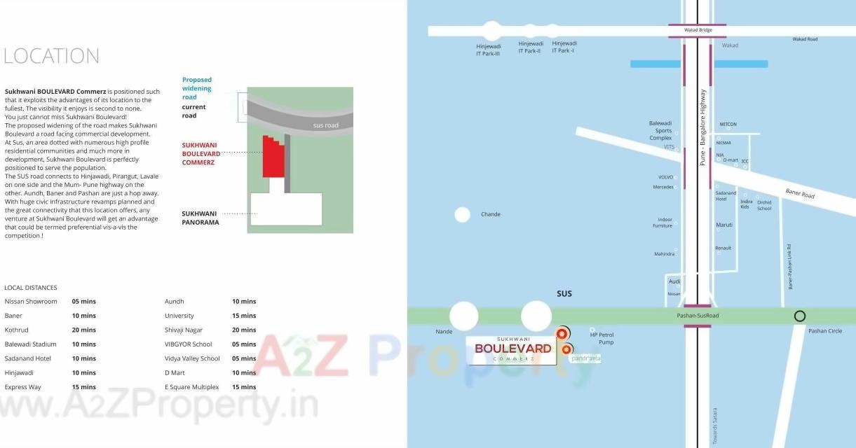  of real estate project Sukhwani Boulevard Commerz located at Sus, Pune, Maharashtra