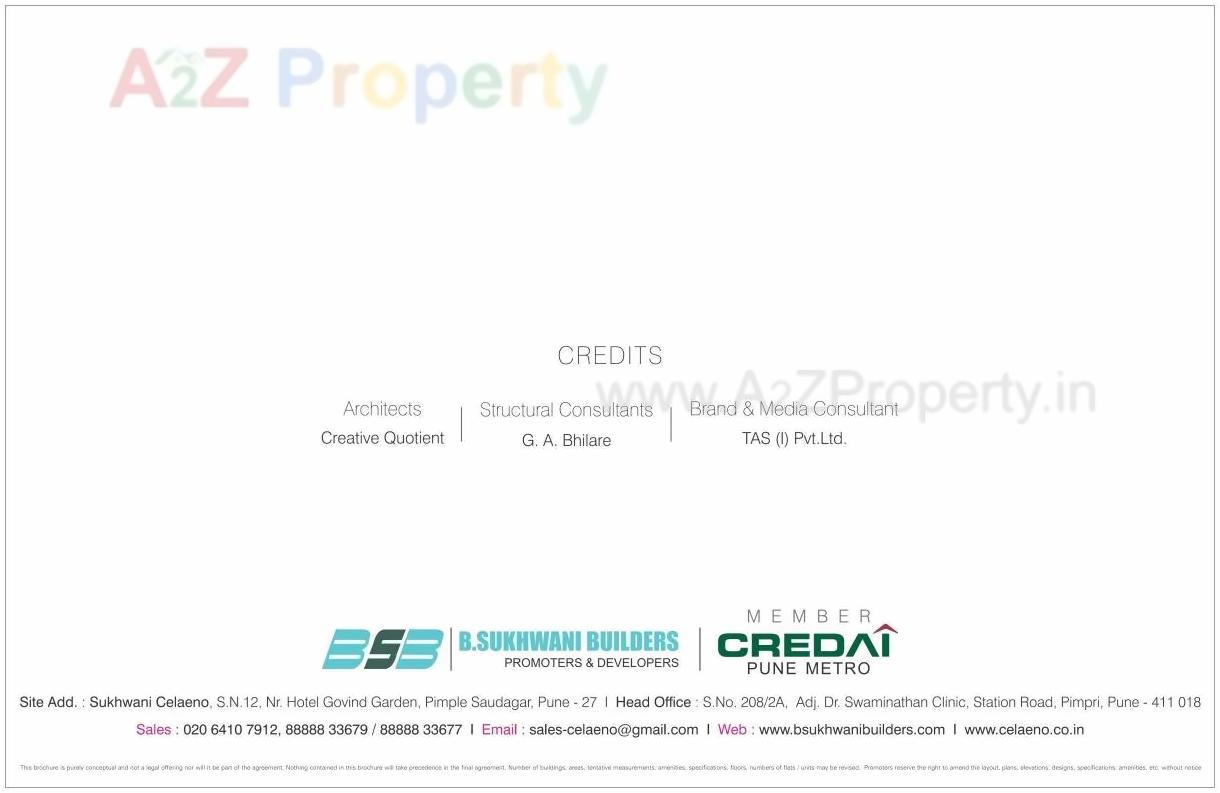  of real estate project Sukhwani Celaeno located at Pimpale-saudagar, Pune, Maharashtra