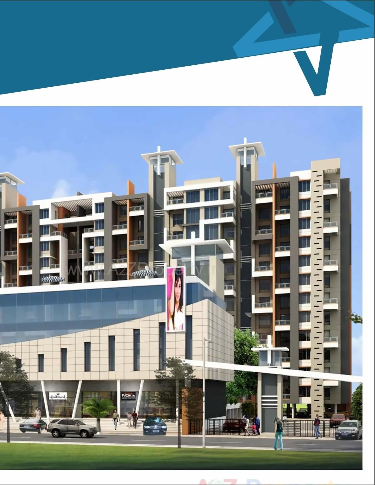 3D Elevation of real estate project Sukhwani Celaeno located at Pimpale-saudagar, Pune, Maharashtra