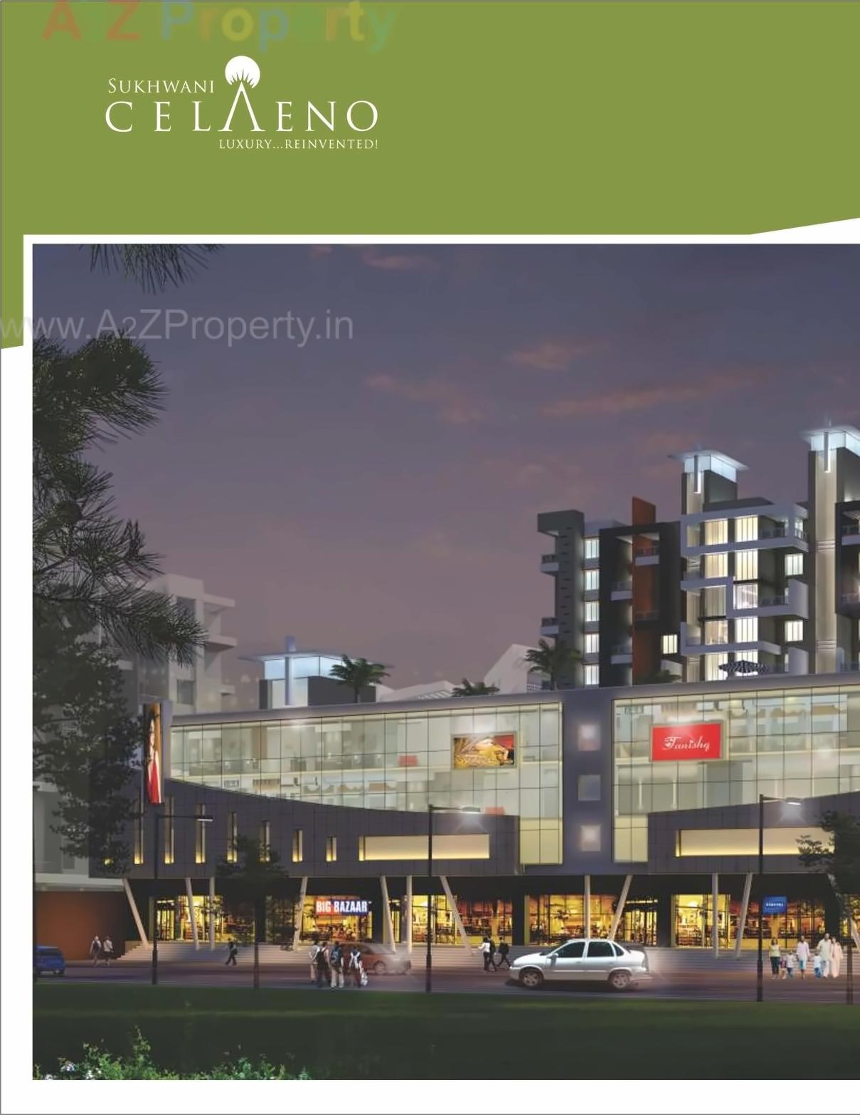 3D Elevation of real estate project Sukhwani Celaeno located at Pimpale-saudagar, Pune, Maharashtra