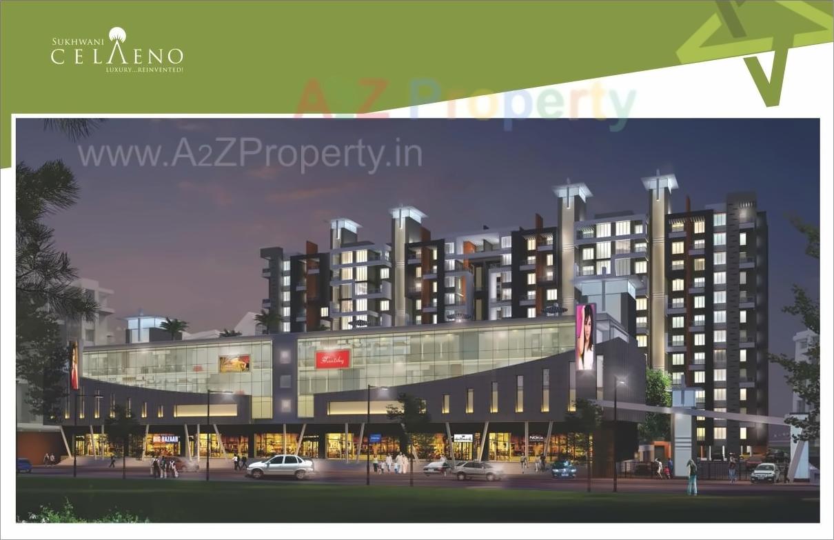 3D Elevation of real estate project Sukhwani Celaeno located at Pimpale-saudagar, Pune, Maharashtra