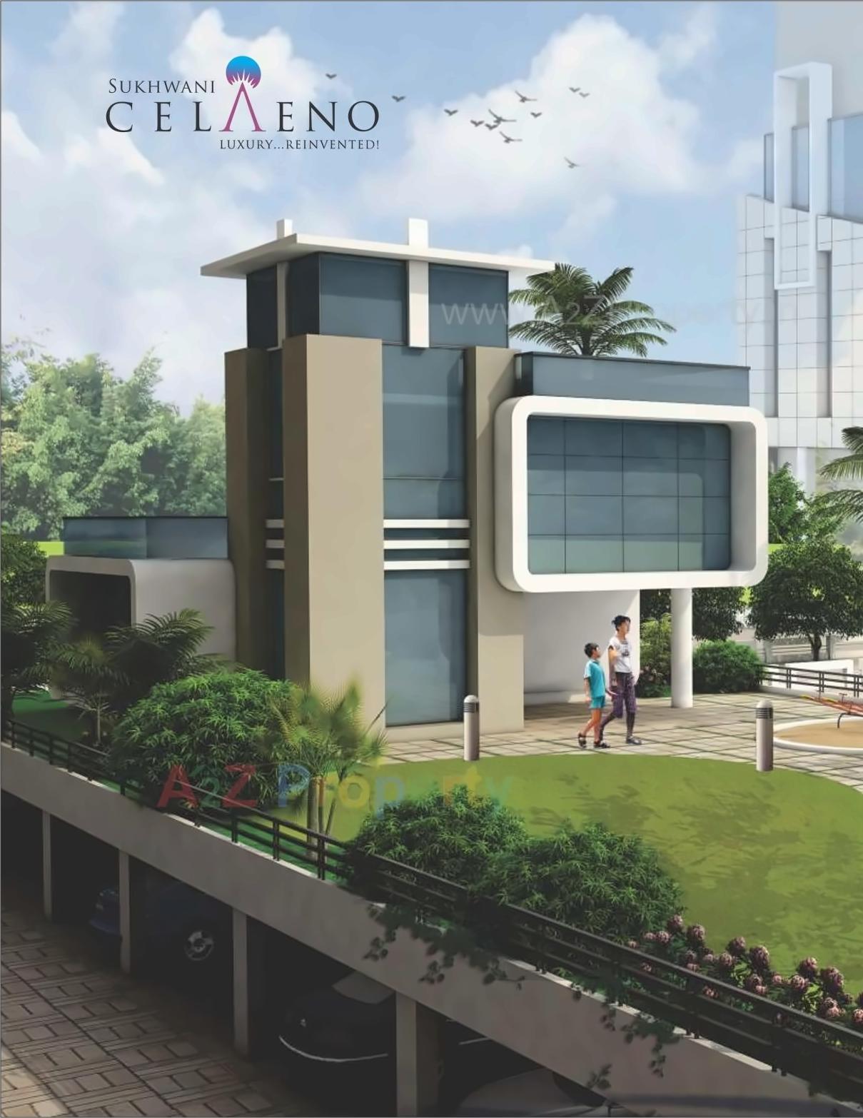 3D Elevation of real estate project Sukhwani Celaeno located at Pimpale-saudagar, Pune, Maharashtra