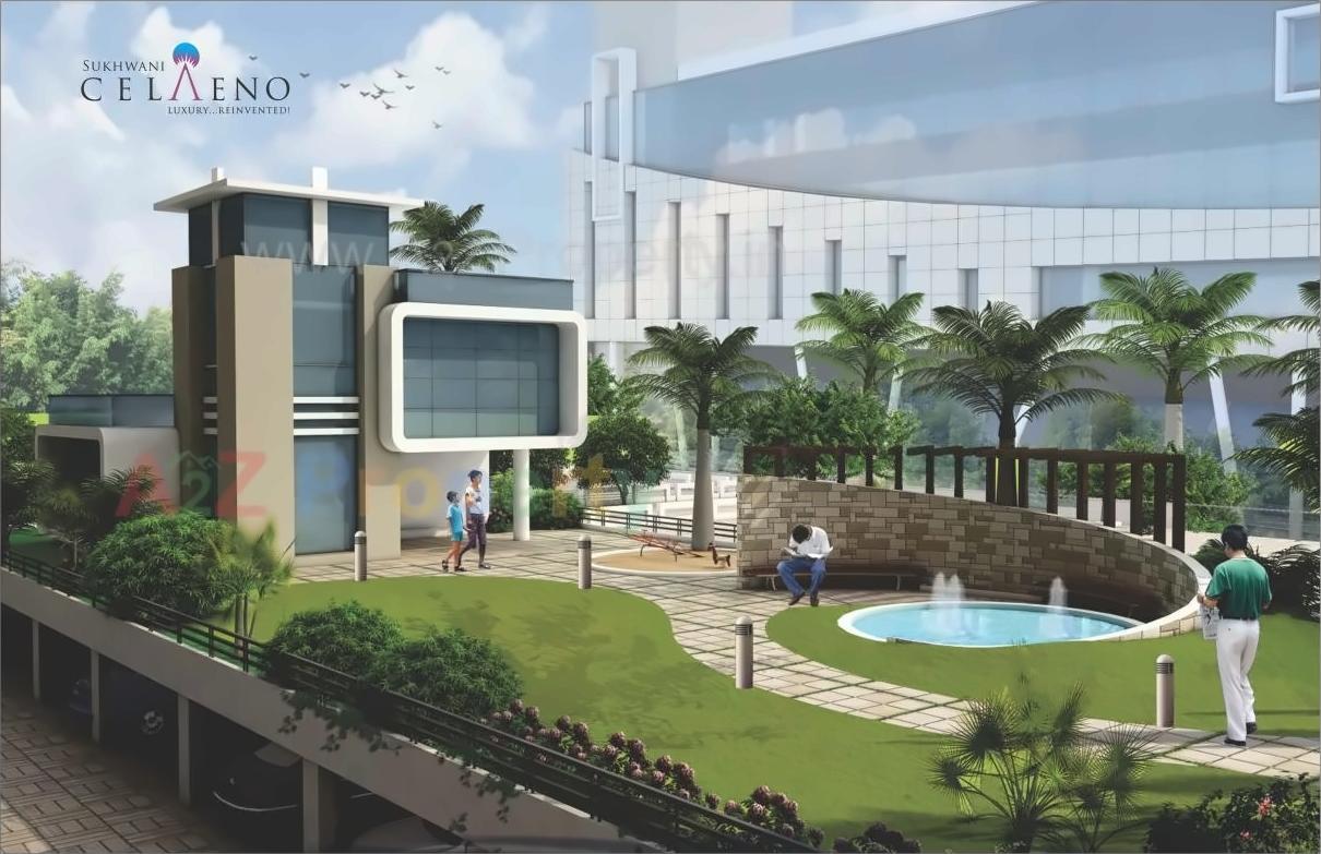 3D Elevation of real estate project Sukhwani Celaeno located at Pimpale-saudagar, Pune, Maharashtra