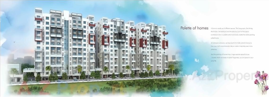 3D Elevation of real estate project Sukhwani Coloronic located at Pimpri-chinchawad-m-corp, Pune, Maharashtra