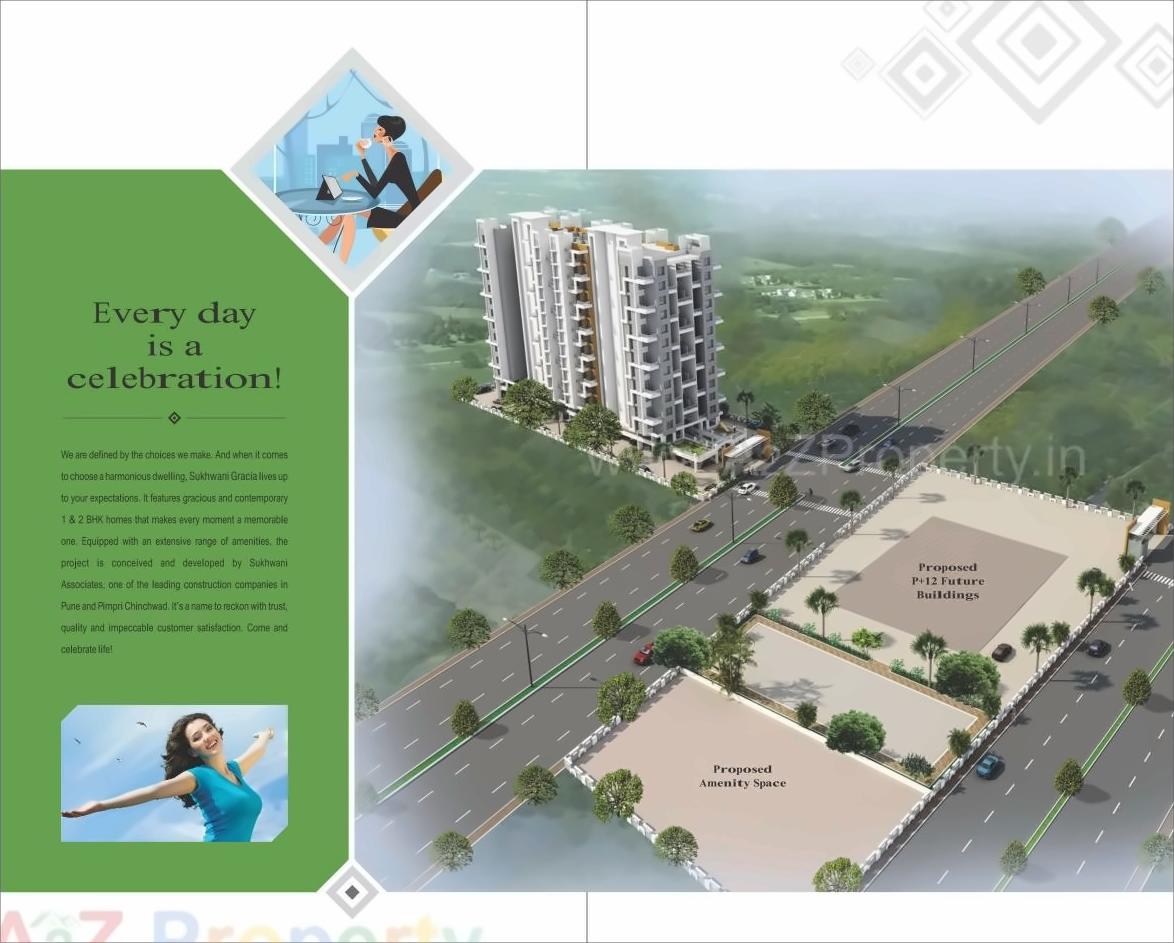 3D Elevation of real estate project Sukhwani Gracia C, located at Sus, Pune, Maharashtra