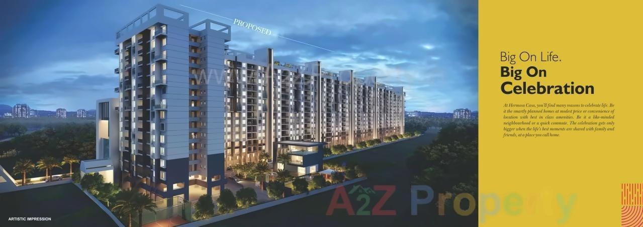 3D Elevation of real estate project Sukhwani Hermosa Casa located at Mundhawa, Pune, Maharashtra