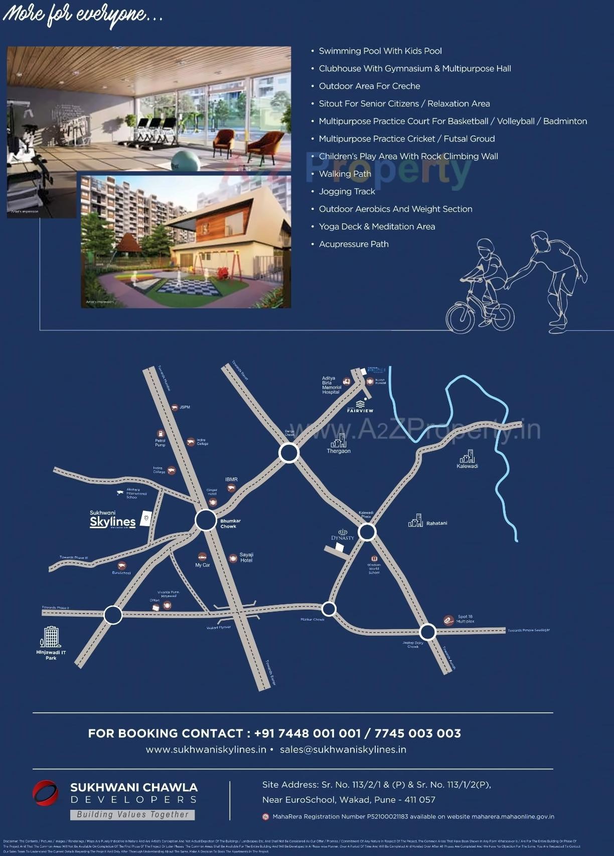  of real estate project Sukhwani Skylines located at Wakad, Pune, Maharashtra