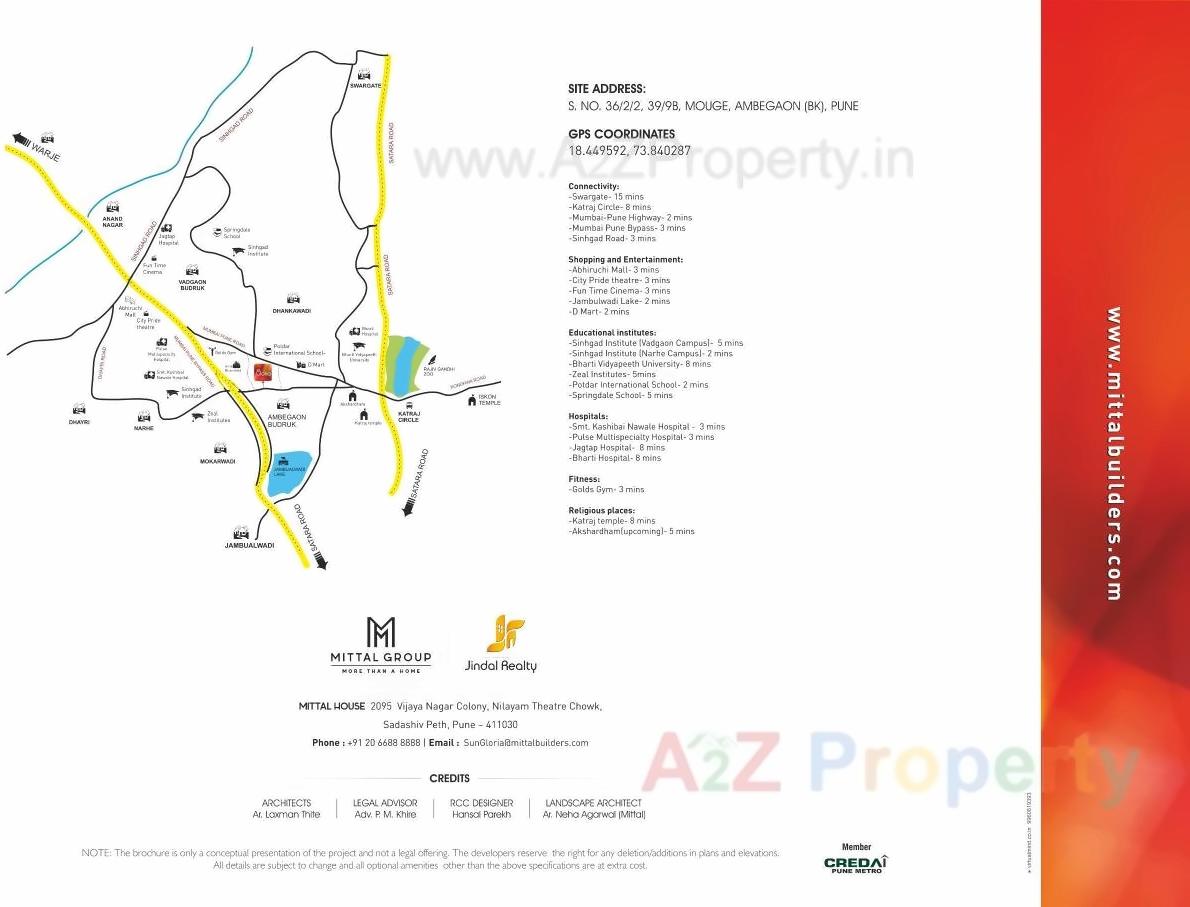  of real estate project Sun Gloria located at Ambegaon-bk, Pune, Maharashtra