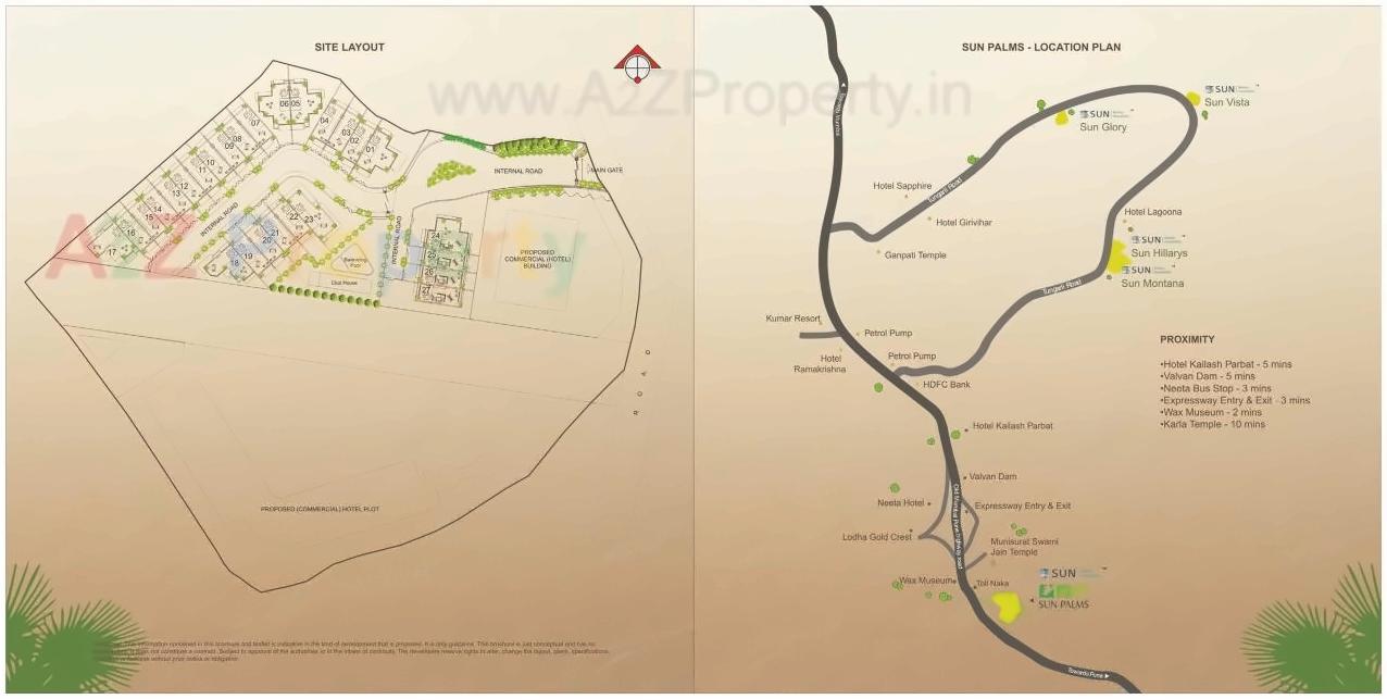  of real estate project Sun Palms located at Varsoli, Pune, Maharashtra