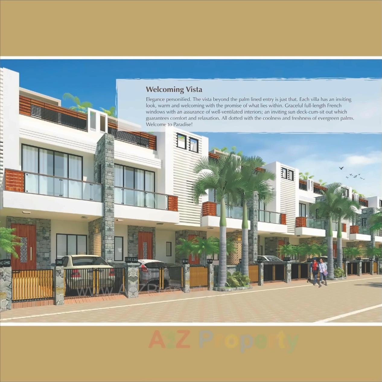 3D Elevation of real estate project Sun Palms located at Varsoli, Pune, Maharashtra
