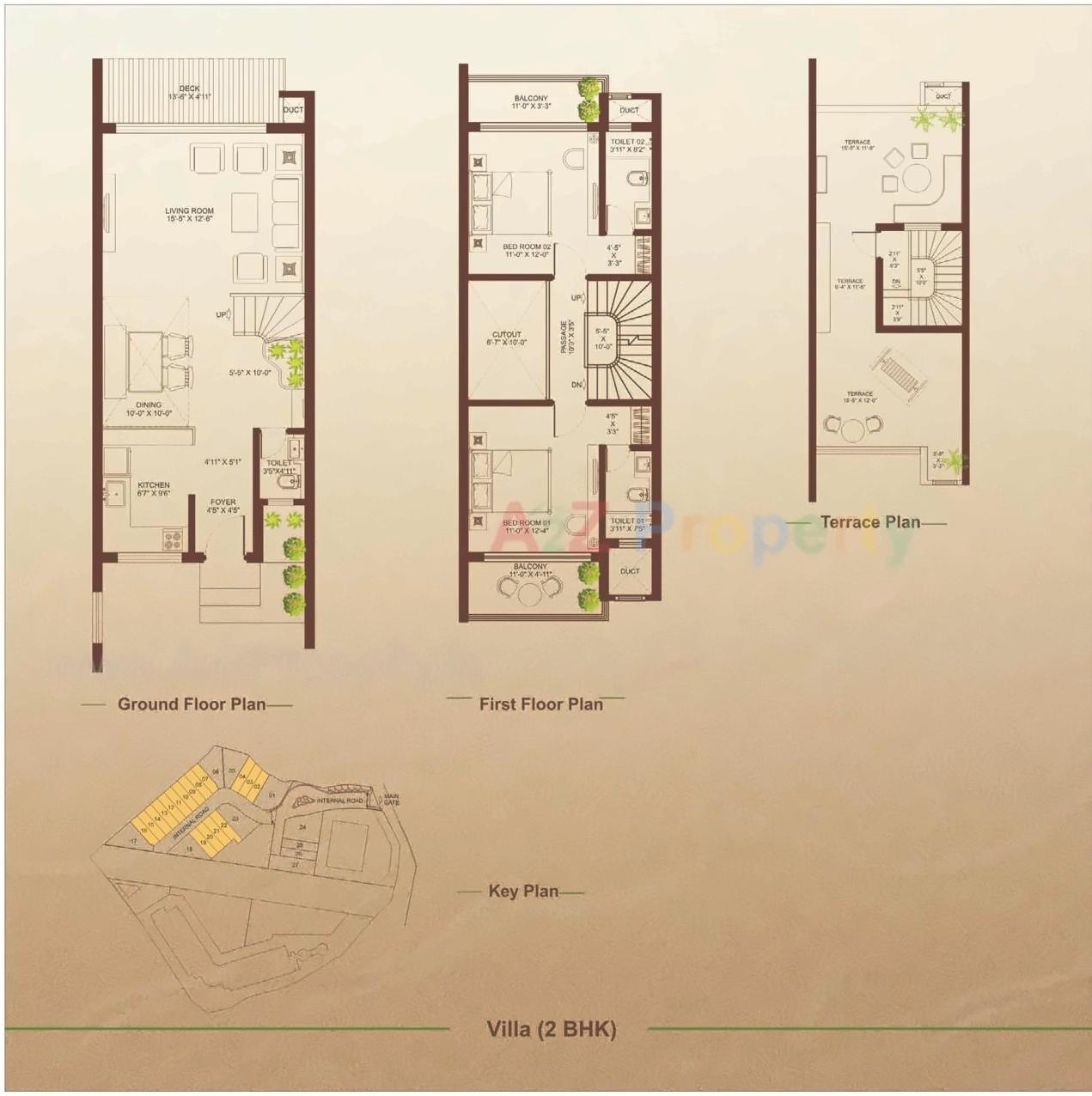 Layout of real estate project Sun Palms located at Varsoli, Pune, Maharashtra